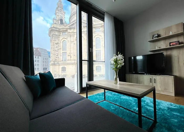 Panoramastudio Mit Blick Zur Frauenkirche شقة دريسدن